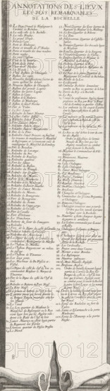 Annotations des lieux les plus remarquables de La Rochelle, Siege of La Rochelle, September