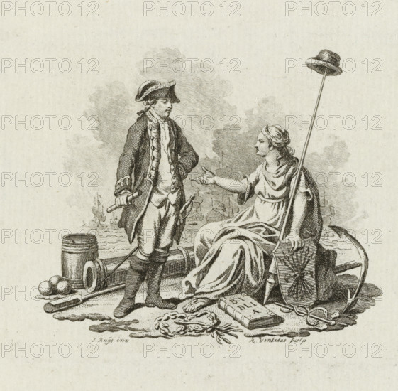 Uniform of the Heelhaakschutters in Dordrecht, 1783, Uniform of the Heel-Haaks. Militia in