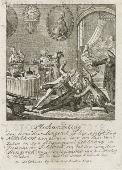 Assault on Minister Langerak, 1784, Assessment inflicted upon the Reverend Mr. Langerak at the