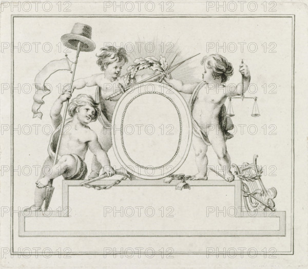 Membership card for the Vaderlandsche Sociëteit in Utrecht, 1795, print, membership certificate,