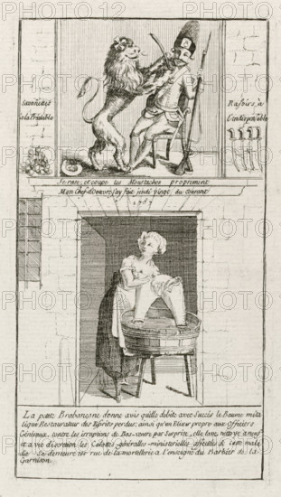 I shave and cut the mustaches properly, My Chief Engineer I made twenty on Thursday, 1787, Brabant