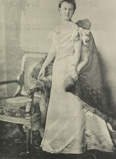 Portrait of Wilhelmina, Queen of the Netherlands, photomechanical print, Portrait of Wilhelmina.