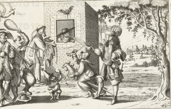 Cardinal von Fürstenberg, awakened from the Dream by the Procession of the Joint Allies, speaks