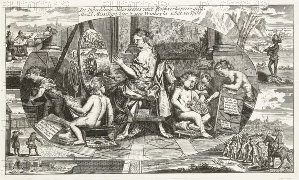 The Imagination Paints the Mississippi, 1720, The Imagination, Ruler of the Tobacco Sellers' Guild,