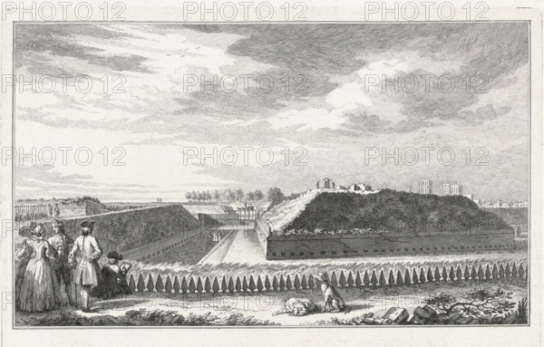 The Covered Way and the breaches in the Coehoorn bastion, Ten views of the ruins after the siege