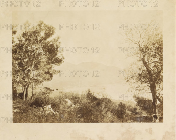View of Menton, Menton vie prize du Cap Martin, photograph, page, photographer: Louis-Alphonse