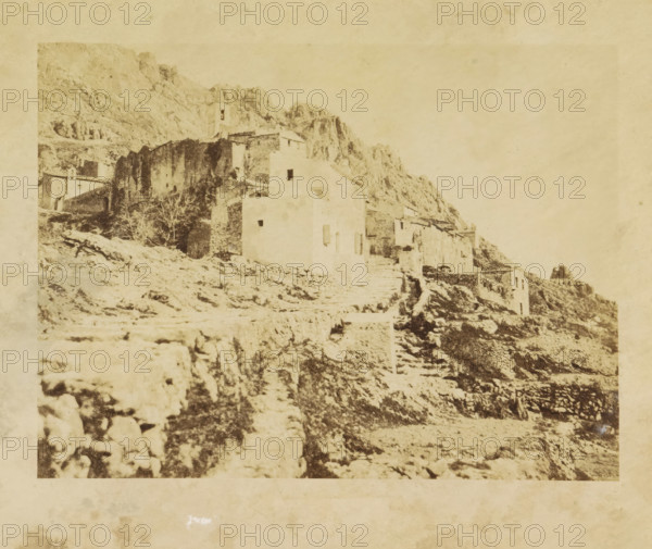 Ste. Agnes, View of Sainte-Agnès, photograph, page, photographer: Louis-Alphonse Davanne,