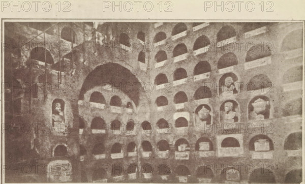 Interior of the columbarium of the Vigna Codini, Columbaria Tomb of 'The officers of Caesar's
