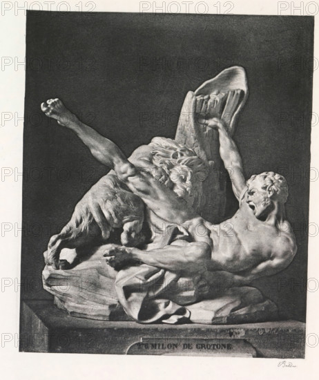 Morceau de réception d'Étienne Falconet à l'Académie, 1754, Sculpture of Milos van Croton, page,