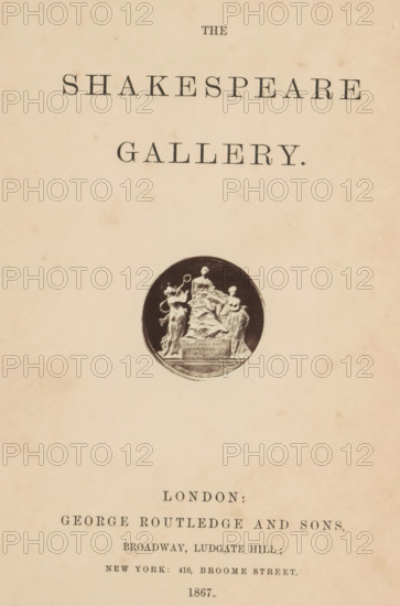 The Shakespeare gallery, book, name: 'William Henry Fulcher Balmoral Villa Parkstone Road Foole