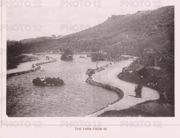 The Tarn from W., page, photomechanical print, c. 1890 - c. 1900, paper, collotype, photoprint,
