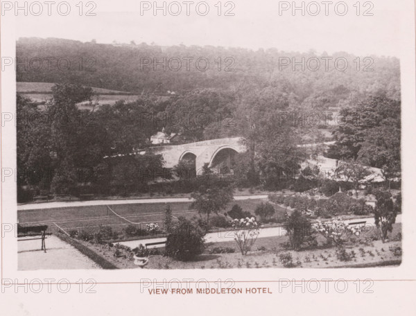 View from Middleton hotel, page, photomechanical print, c. 1890 - c. 1900, paper, collotype,