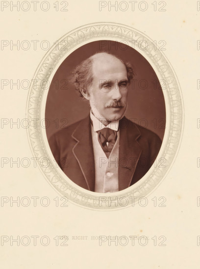 The right hon. Cowper-Temple, page, photomechanical print, photographer: Lock & Whitfield, cliché