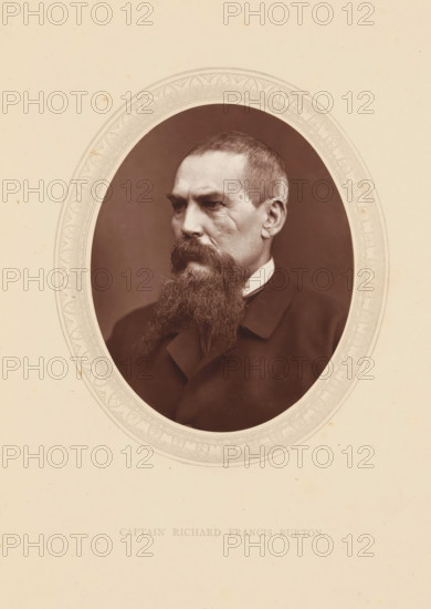 Captain Richard Francis Burton, page, photomechanical print, photographer: Lock & Whitfield, cliché