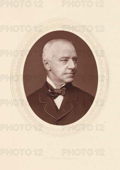 Sir Henry Hawkins, page, photomechanical print, photographer: Lock & Whitfield, cliché maker: