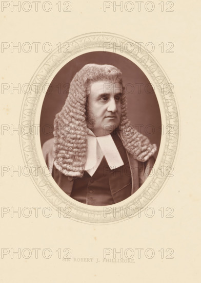 Sir Robert J. Phillimore, page, photomechanical print, photographer: Lock & Whitfield, cliché