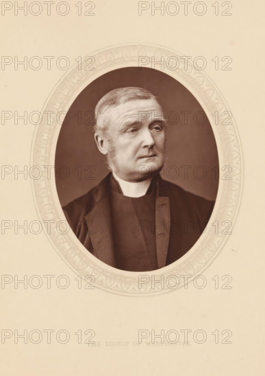 The bishop of Manchester, page, photomechanical print, photographer: Lock & Whitfield, cliché