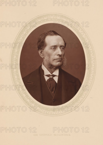 Sir Leopold McClintock, page, photomechanical print, photographer: Lock & Whitfield, cliché maker: