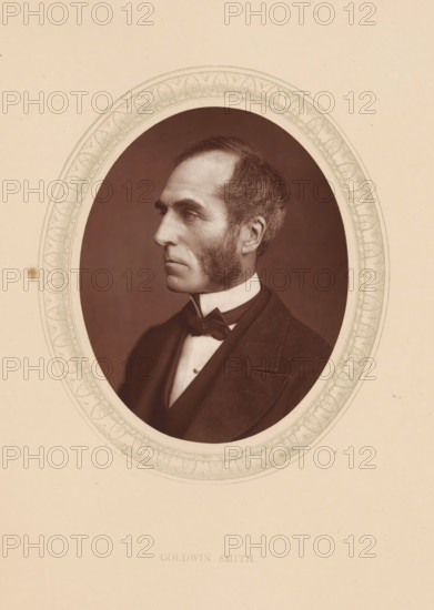 Goldwin Smith, page, photomechanical print, photographer: Lock & Whitfield, cliché maker:
