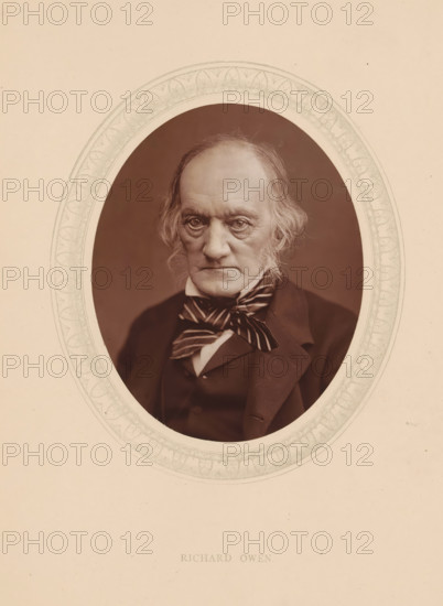 Richard Owen, page, photomechanical print, photographer: Lock & Whitfield, cliché maker: anonymous,