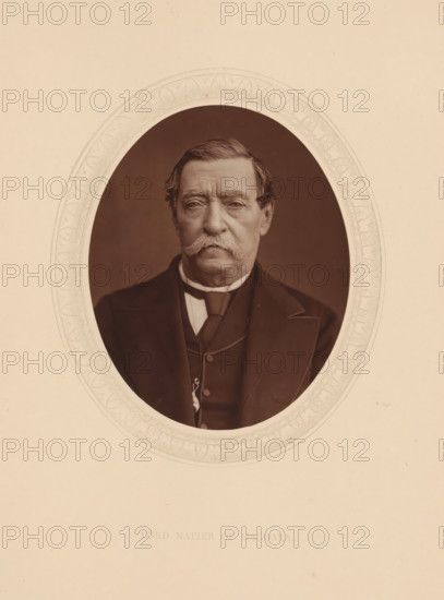 Lord Napier of Magdala, page, photomechanical print, photographer: Lock & Whitfield, cliché maker: