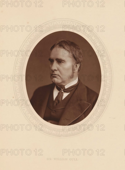 Sir William Gull, page, photomechanical print, photographer: Lock & Whitfield, cliché maker: