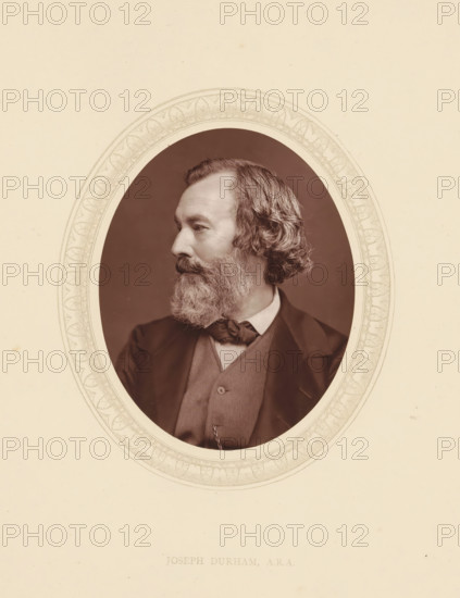 Joseph Durham, ARA, page, photomechanical print, photographer: Lock & Whitfield, cliché maker:
