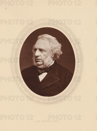 Sir Charles Reed, page, photomechanical print, photographer: Lock & Whitfield, cliché maker: