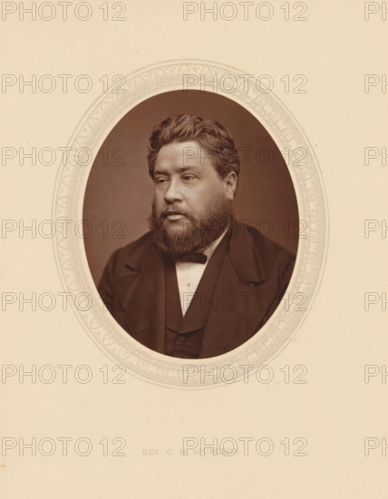 Rev. CH Spurgeon, page, photomechanical print, photographer: Lock & Whitfield, cliché maker: