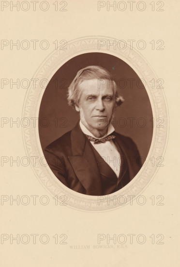 William Bowman, FRS, page, photomechanical print, photographer: Lock & Whitfield, cliché maker:
