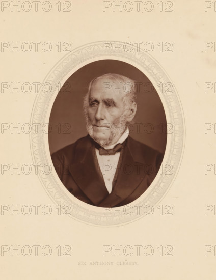 Sir Anthony Cleasby, page, photomechanical print, photographer: Lock & Whitfield, cliché maker: