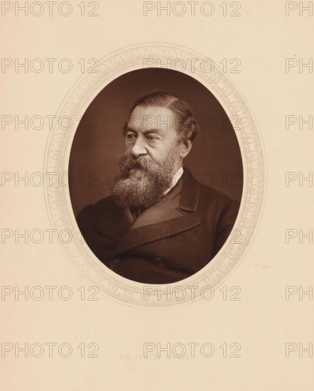 Sir Samuel Baker, page, photomechanical print, photographer: Lock & Whitfield, cliché maker: