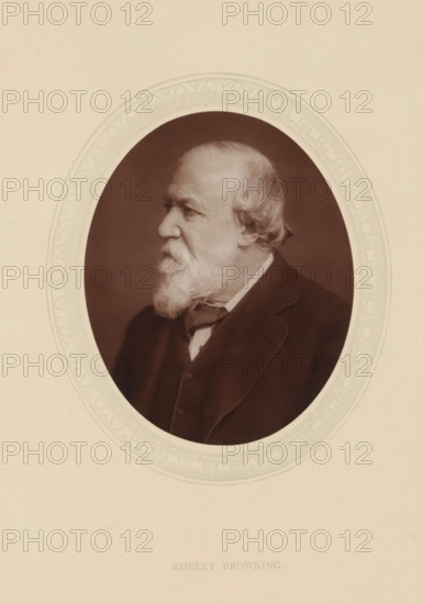 Robert Browning, page, photomechanical print, photographer: Lock & Whitfield, cliché maker: