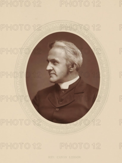 Rev. Canon Liddon, page, photomechanical print, photographer: Lock & Whitfield, cliché maker: