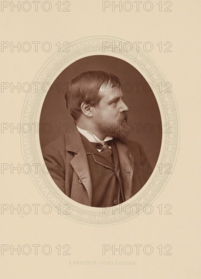 Lawrence Alma-Tadema, page, photomechanical print, photographer: Lock & Whitfield, cliché maker: