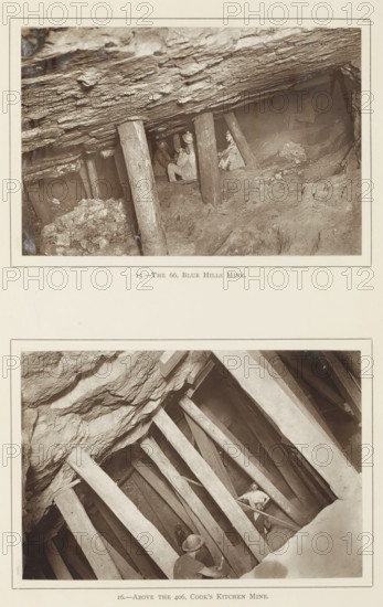 Above the 406, Cook's Kitchen Mine, The 66, Blue Hills Mine, Pillars in a mine in Cornwall, page,