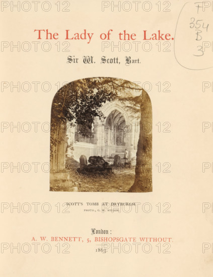 The lady of the lake, book, name: 'Bought of Willis and Sotheran Booksellers & Bookbinders Cha...