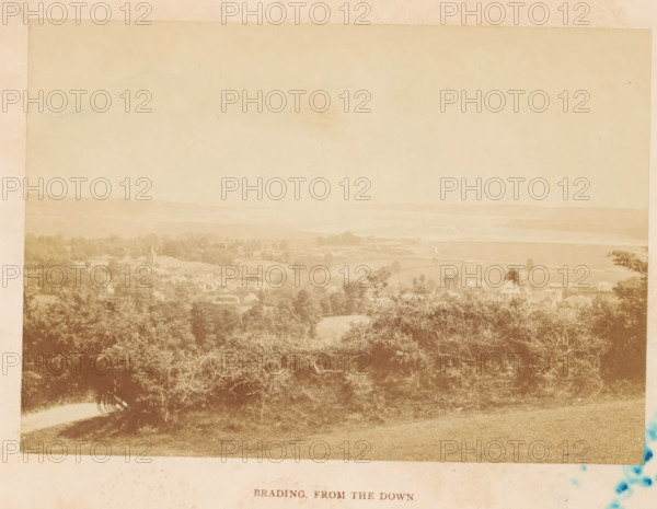 Brading, from the Down, photograph, page, photographer: William Russell Sedgfield, Isle of Wight, c