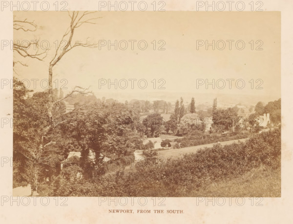 Newport, from the South, photograph, page, photographer: William Russell Sedgfield, Isle of Wight,