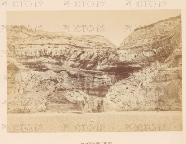 Blackgang Chine, photograph, page, photographer: Frank Mason Good, Isle of Wight, c. 1859 - in or