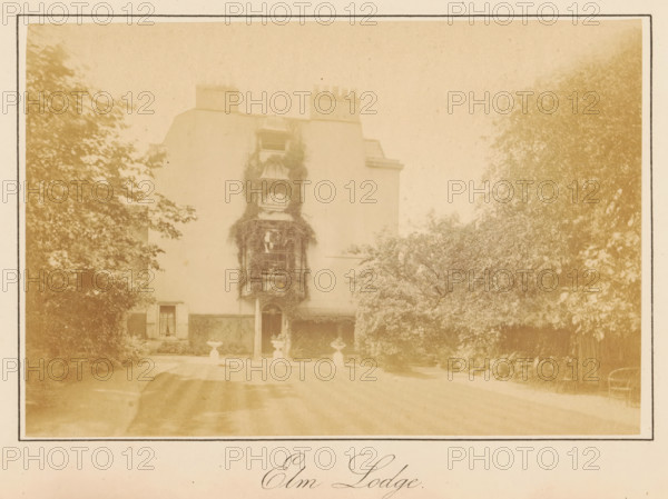 Elm Lodge, photograph, page, photographer: J. Perry, England, c. 1872 - in or before 1882, paper,