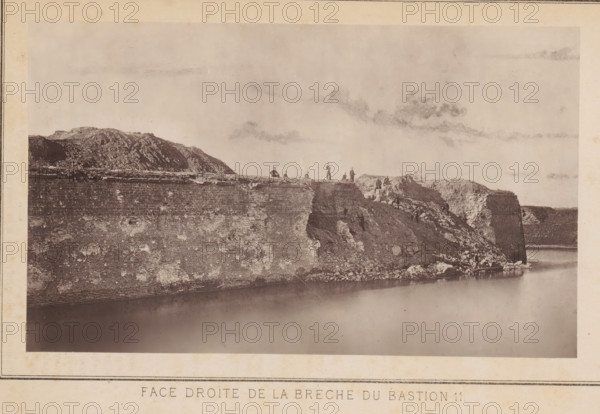 Face droite de la brèche du bastion 11, Gezicht op een bres in een bastion te Straatsburg