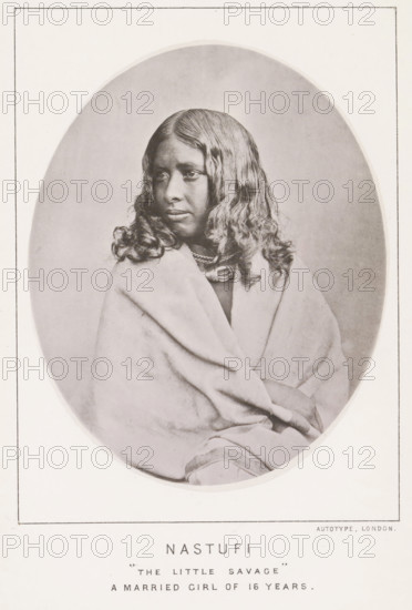 Nastufi 'the little savage' a married girl of 16 years, page, photomechanical print, number: 'No.