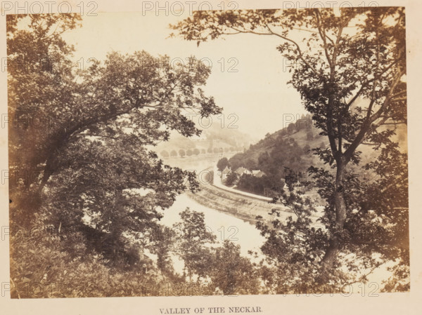 Valley of the Neckar, View of the River Neckar, photograph, page, photographer: Francis Frith,