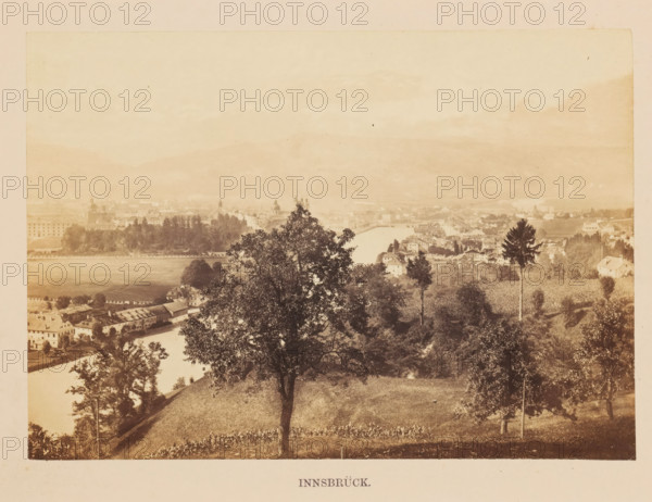 Innsbrück, View of Innsbruck, photograph, page, photographer: Francis Frith, Innsbruck, c. 1855 -
