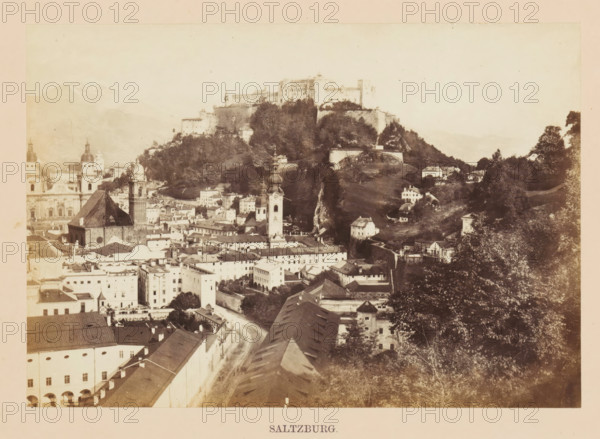 Saltzburg, View of Salzburg, photograph, page, photographer: Francis Frith, Salzburg (city), c.