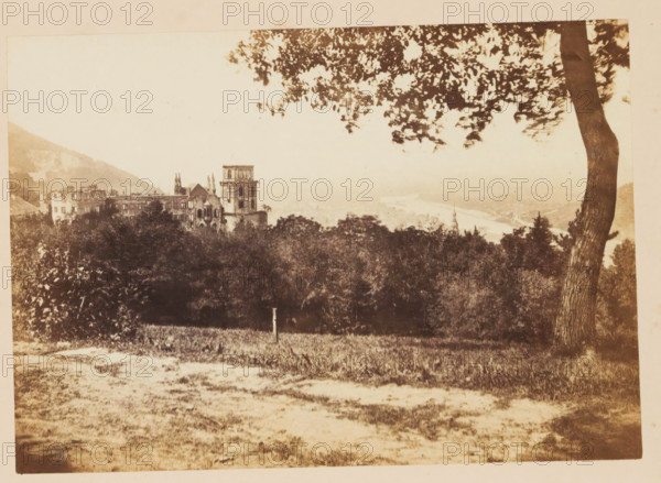 Heidelberg Castle, View of Schloss Heidelberg, photograph, page, photographer: Francis Frith,
