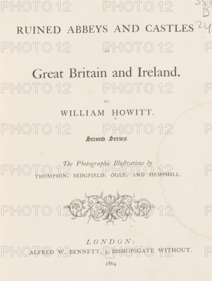 Ruined abbeys and castles of Great Britain and Ireland second series, book, name: 'Bound by