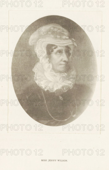 Miss Jenny Wilson, photograph, reproduction, page, after painting by anonymous, c. 1886 - in or