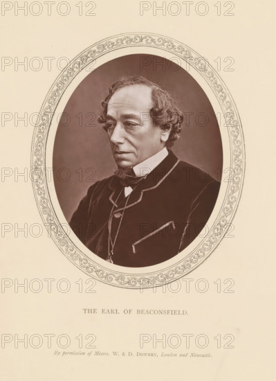 The Earl of Beaconsfield, page, photomechanical print, photographer: Downey, William & Daniel,